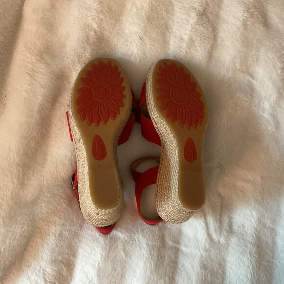 Born suede leather wedge espadrilles women's size 9 - Picture 5 of 7